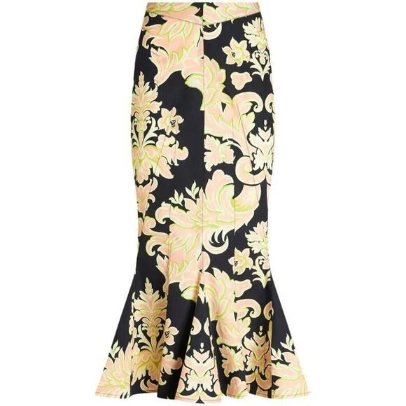 ETRO Abstract-Print Cotton Midi Skirt Size 2 US (38 IT) NEW $1990! - Picture 7 of 7